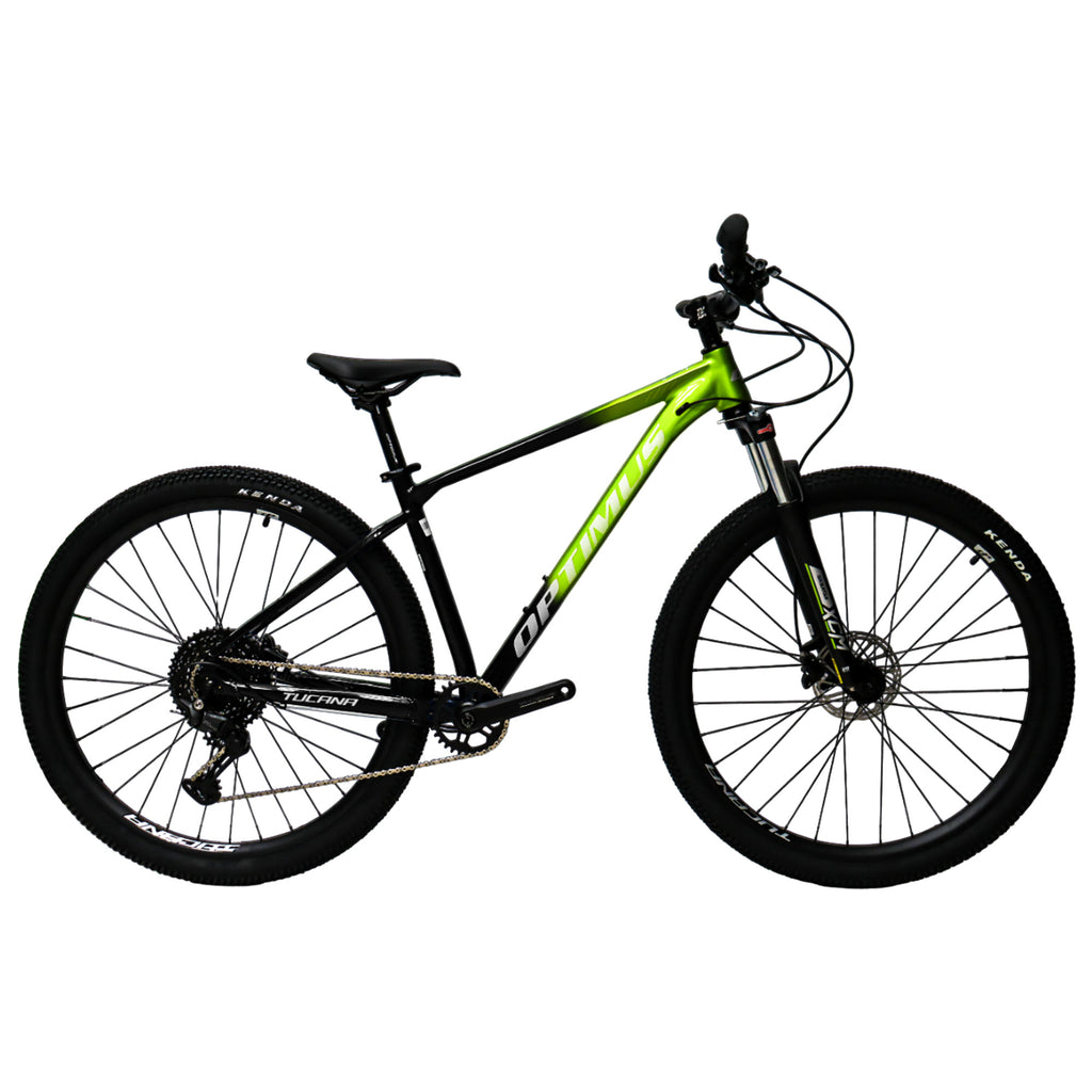 Bicicleta Optimus Tucana Shimano Cues R29 10V Hds y Suspension Suntour xcm