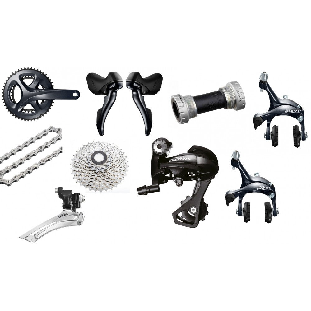 Grupo de Ruta Shimano Sora 9v R3000 TODOPARACICLISMO